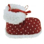 Zokmi textil 7 cm - Pöttyös piros