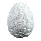 Toboz kerámia 13x16,5cm - Fehér