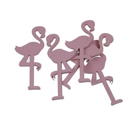 Flamingó fa 10cm - Rózsaszín S/12