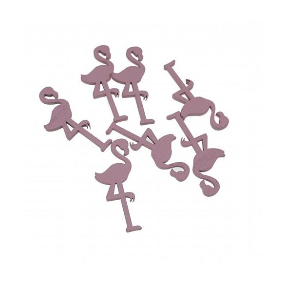 Flamingó fa 7cm - Rózsaszín S/12