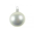 Üveggömb 6cm matt fehér