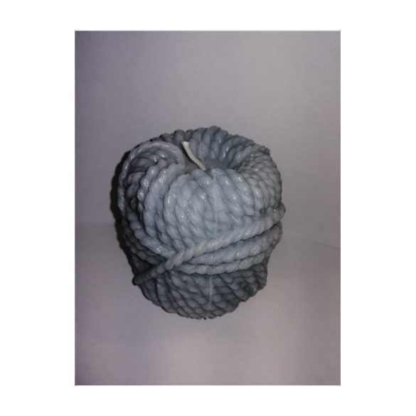 Gyertya gombolyag 8,5cm - Szürke