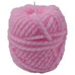 Gyertya gombolyag 8,5cm - Rózsaszín