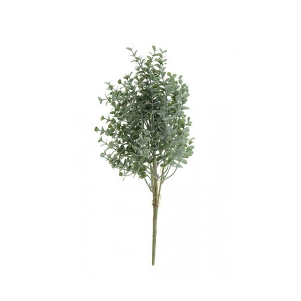 Selyemvirág buxus csokor 38cm - Szürke