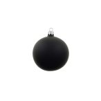Üveggömb 8cm - Matt fekete