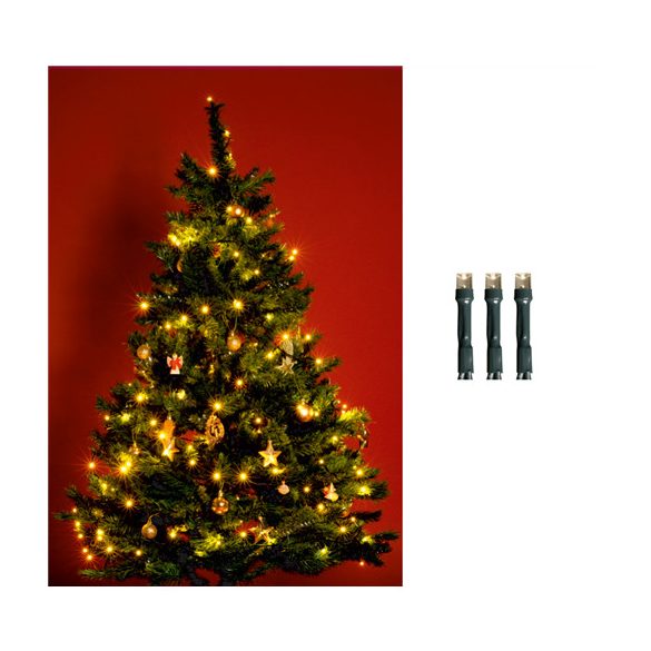 LED-es fényfűzér beltéri KI 200 LED/WW