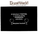 Lábtörlő "Fehérbort tisztán..."