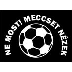 Lábtörlő "Ne most! Meccset nézek!"