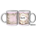   (NB044) Bögre 3 dl - Dominika – Névre Szóló Ajándék – Névnapi ajándékok