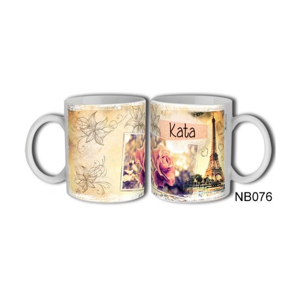 (NB076) Bögre 3 dl - Kata – Névre Szóló Ajándék –