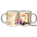 (NB088) Bögre 3 dl - Lilla – Névre Szóló Ajándék –