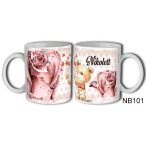   (NB101) Bögre 3 dl - Nikolett – Névre Szóló Ajándék –