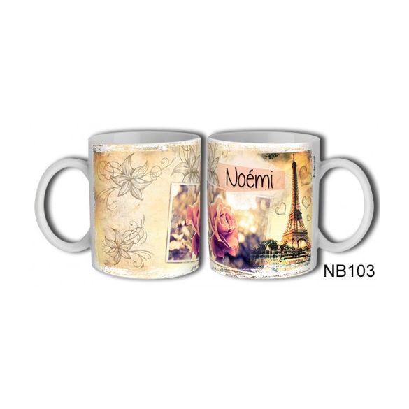 (NB103) Bögre 3 dl - Noémi – Névre Szóló Ajándék –