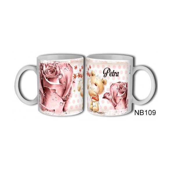 (NB109) Bögre 3 dl - Petra – Névre Szóló Ajándék –