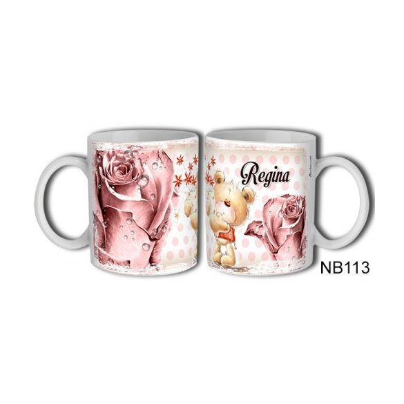 (NB113) Bögre 3 dl - Regina – Névre Szóló Ajándék –