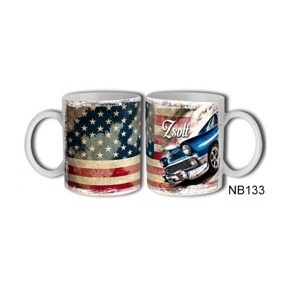 (NB133) Bögre 3 dl - Zsolt – Névre Szóló Ajándék –