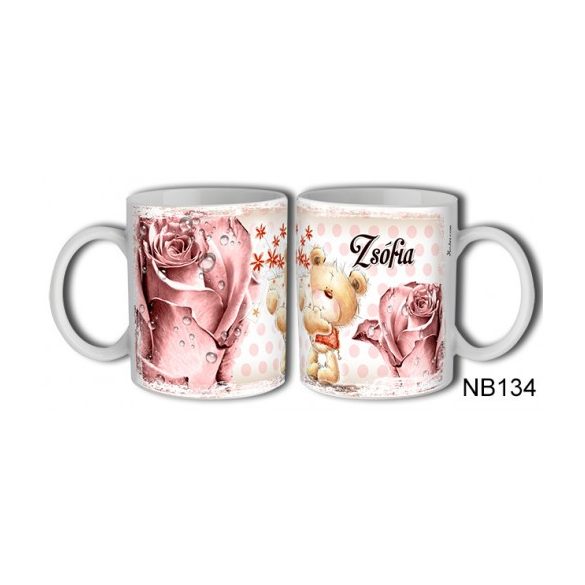 (NB134) Bögre 3 dl - Zsófia – Névre Szóló Ajándék –