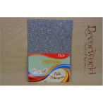 Dekorgumi glitteres 2mm A4 - Szürke 10db