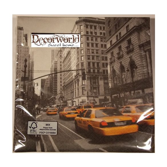 Szalvéta 33x33cm Sugárút