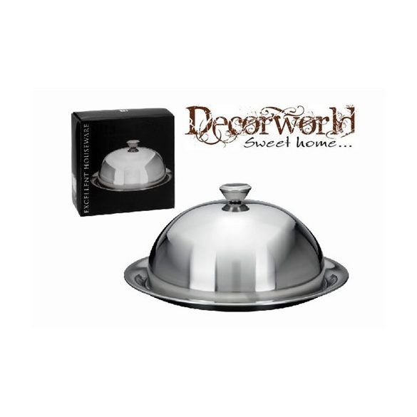 Szervírozó tálca búrával 20x10cm RM