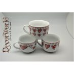 Jumbobögre szíves 5dl 11x8,5cm 4 féle