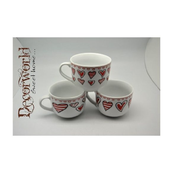 Jumbobögre szíves 5dl 11x8,5cm 4 féle