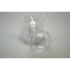 Műanyag pattintós gömb 10 cm - S/5