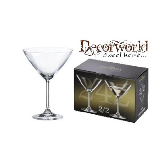 Kristály kehely, 285ml martini