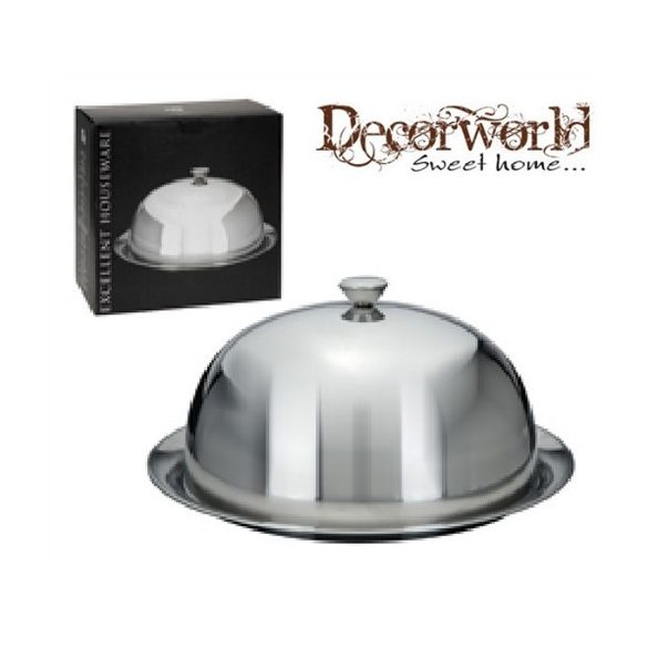 Szervírozó tálca búrával 32x14,5cm RM