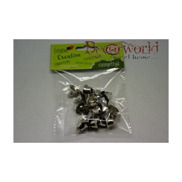 Csengettyű 16mm - Ezüst 20db/csom.