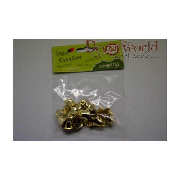 Csengettyű 16mm - Arany 20db/csom.