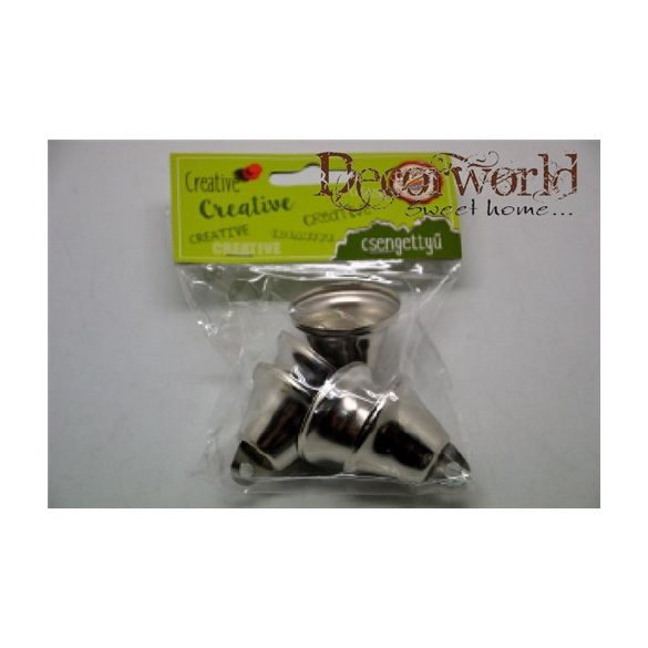 Csengettyű 38mm ezüst P5