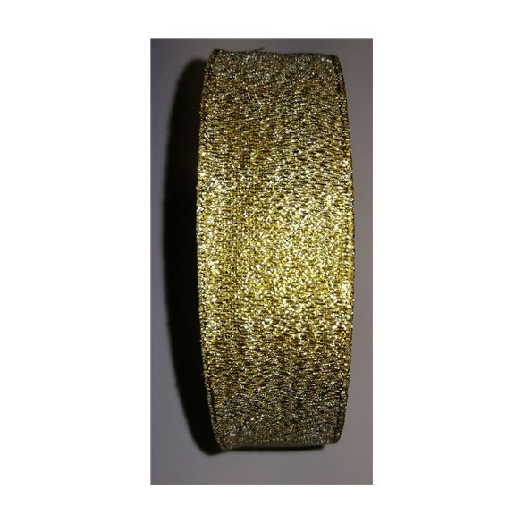 Szalag arany/glitteres 2.5cmx22m