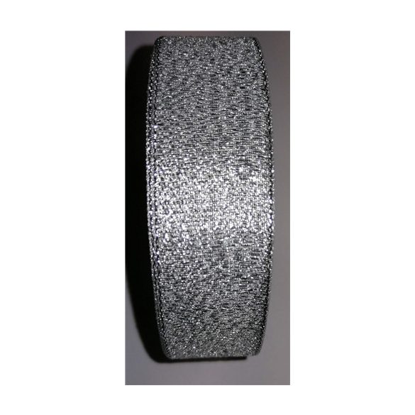 Szalag ezüst/glitteres 2.5cmx22m