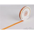 Szatén szalag narancss. 10mmx25m 48 féle színben