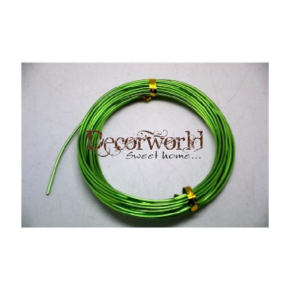 Aluminium drót 1,5mm 5m kiwizöld