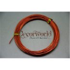 Aluminium drót 1,5mm 5m narancssárga