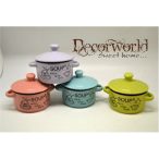 LEVESCSÉSZE KÉT FÜLLEL 9,5x5,5CM 270ML TETŐVEL SPOTCOLOR