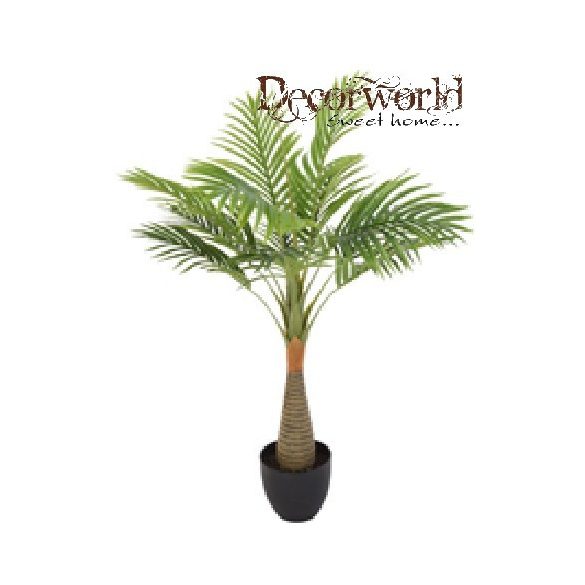 MŰVIRÁG PÁLMA CSERÉPBEN 12LEVELES, 80CM MŰA.