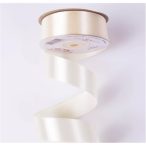 SZATÉN SZALAG 25MM X 22.86M - EKRÜ