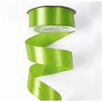 SZATÉN SZALAG 25MM X 22.86M - TEAZÖLD