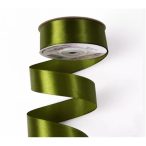 Szatén szalag 25mm x 22.86m - Olivazöld