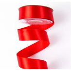 SZATÉN SZALAG 25MM X 22.86M - PIROS