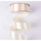 SZATÉN SZALAG 25MM X 22.86M - KRÉM