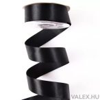 SZATÉN SZALAG 25MM X 22.86M - FEKETE