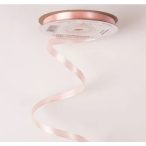 Szatén szalag 6mm x 22.86m - Púder rózsaszín