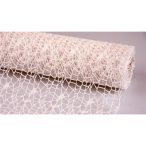 Korall mintás rháló glitteres 50cm x 4,5m piros