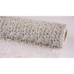 GLITTER STAR NET 50CM X 4.5M - EZÜST