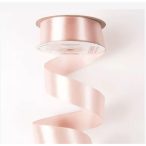 SZATÉN SZALAG 25MM x 22.86M - PÚDER BÉZS