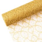 Glitteres hurkolt háló 50 cm x 4,5 m - Arany